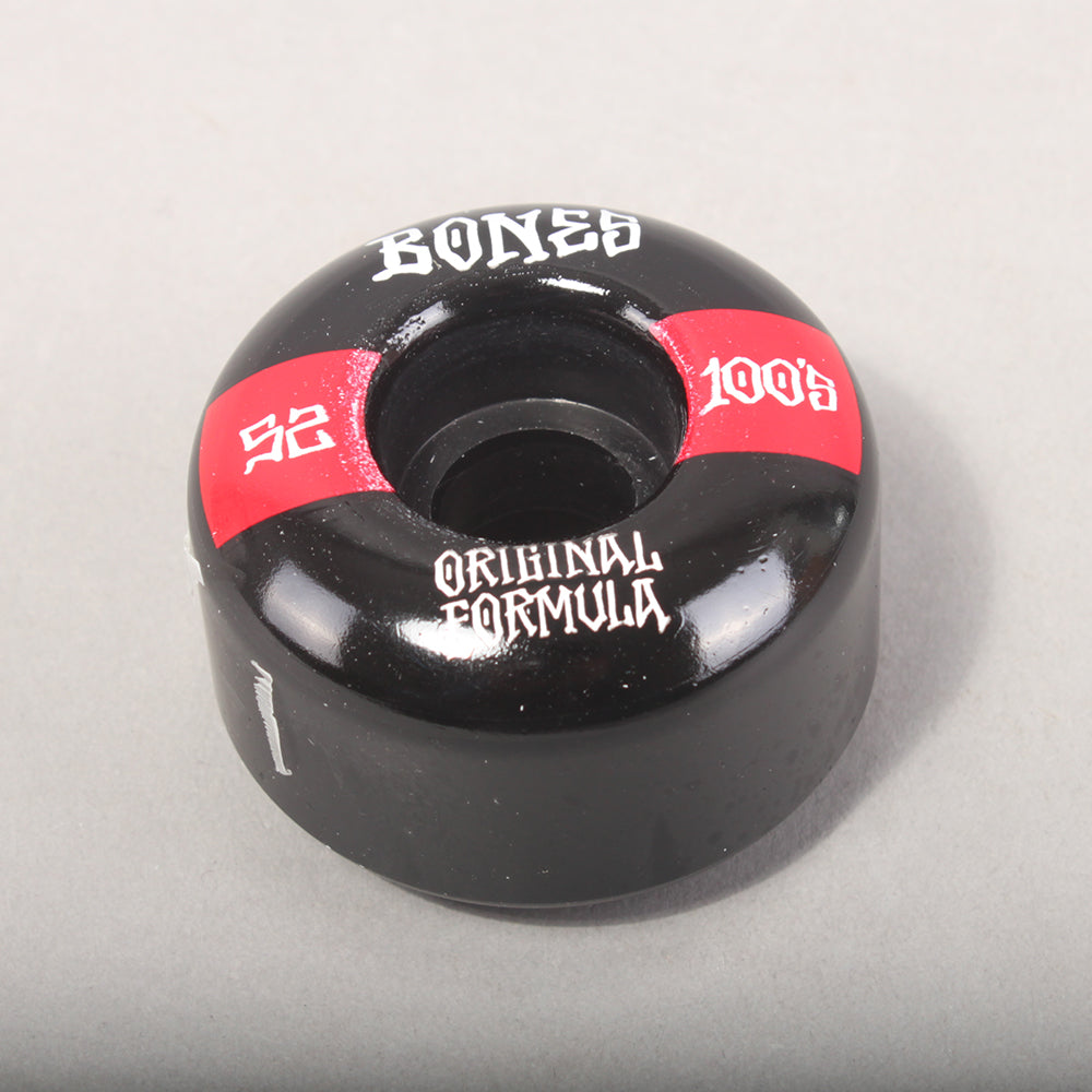 Bones OG Formula V4 Wide Black Wheels 100A 