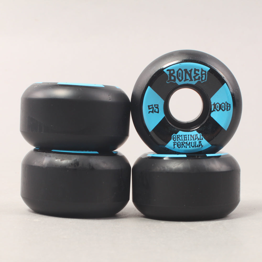 Bones OG Formula V5 Sidecut Black Wheels 100A