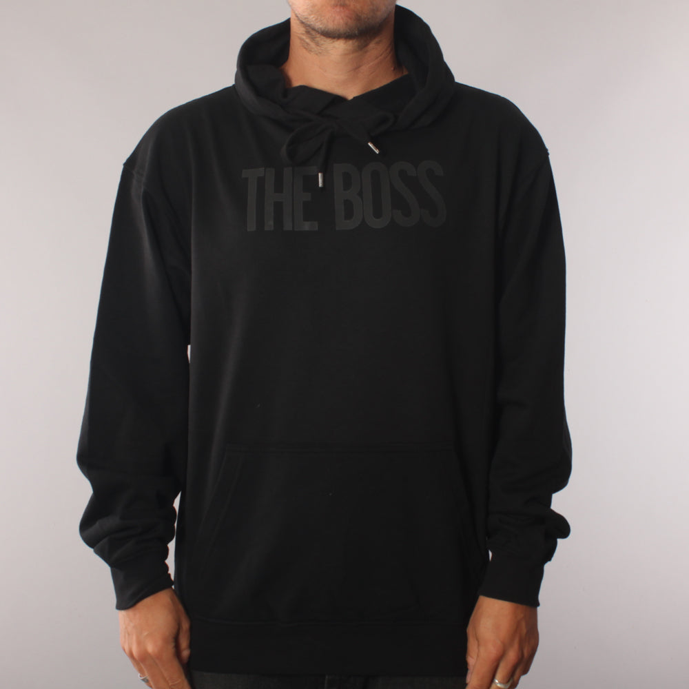 The Boss Logo Hood - Black / Black