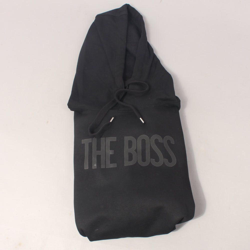 The Boss Logo Hood - Black / Black