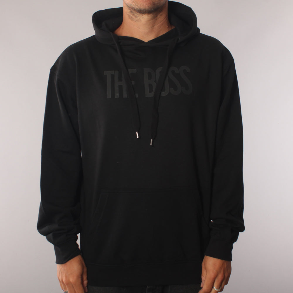 The Boss Logo Hood - Black / Black