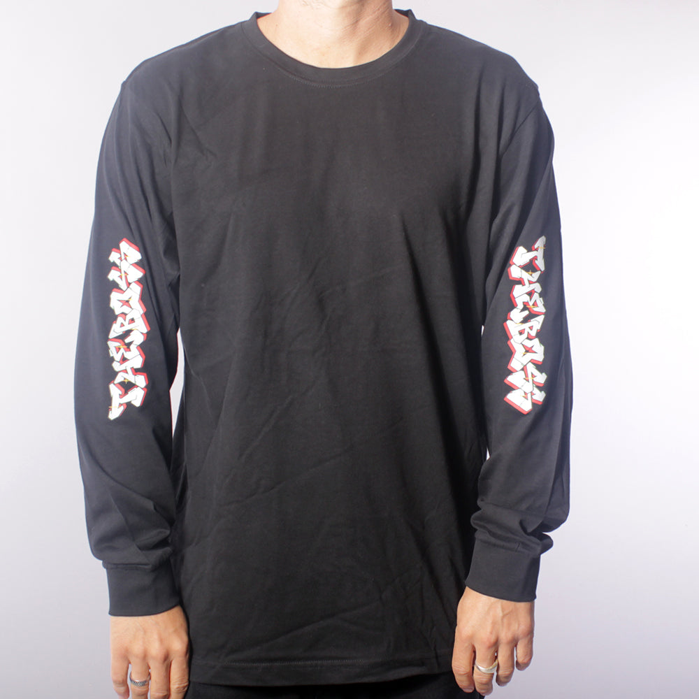 The Boss Letters LS T-shirt - Black