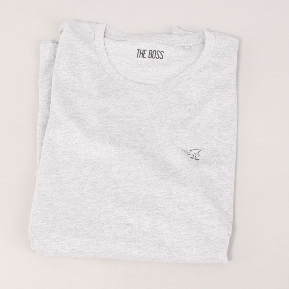 The Boss Push LS T-shirt - Ash Grey