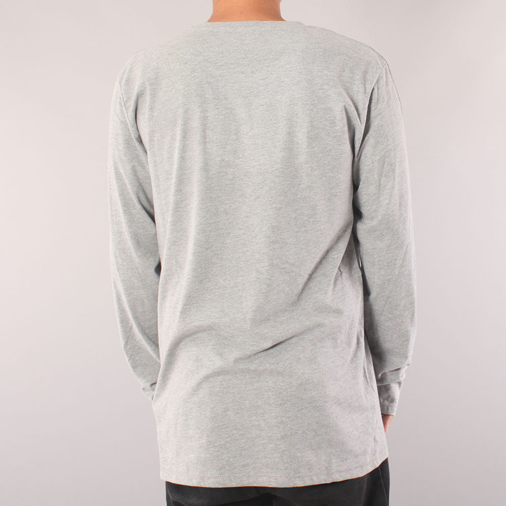 The Boss Push LS T-shirt - Ash Grey