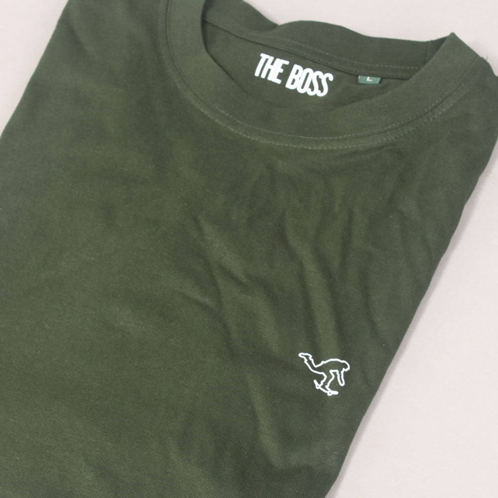 The Boss Push T-shirt - Bottle Green