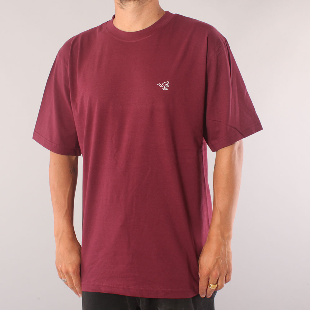 The Boss Push T-shirt - Burgundy
