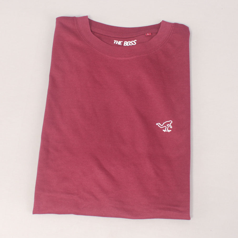 The Boss Push T-shirt - Burgundy