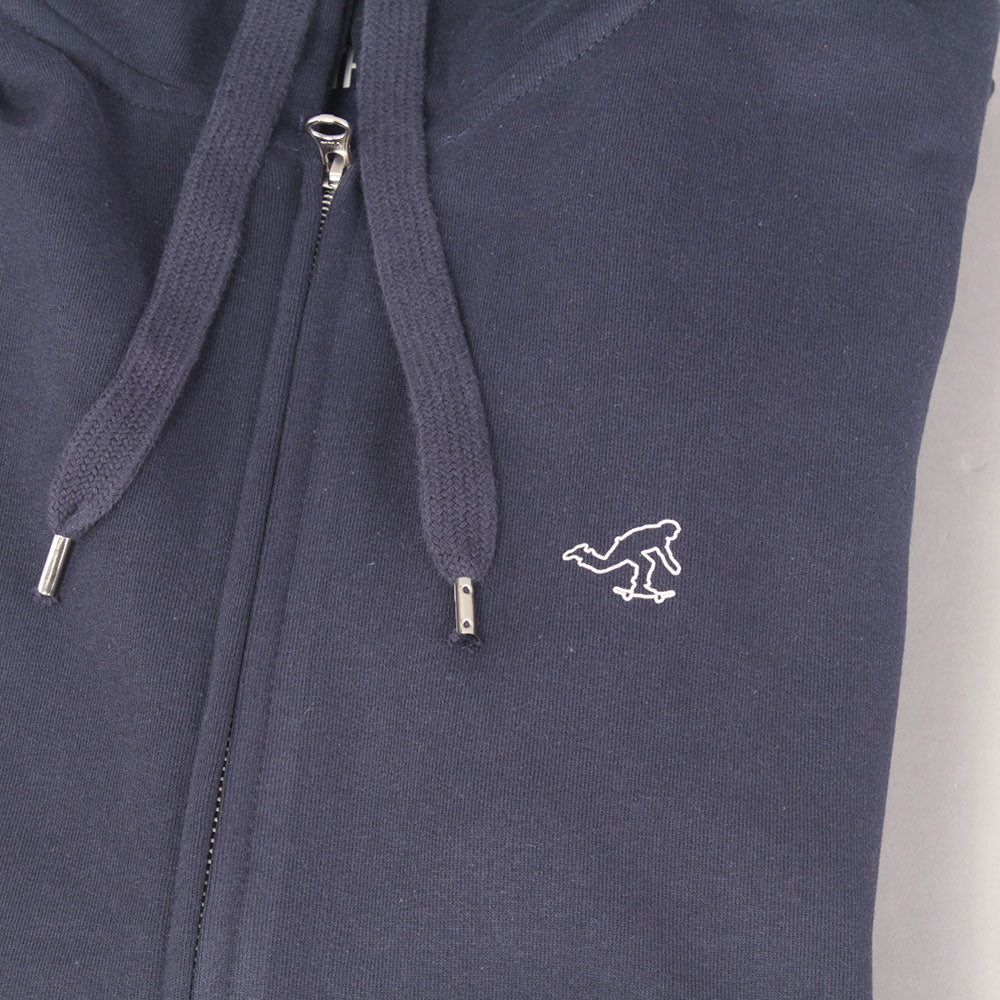 The Boss Push Zip Hood - Navy