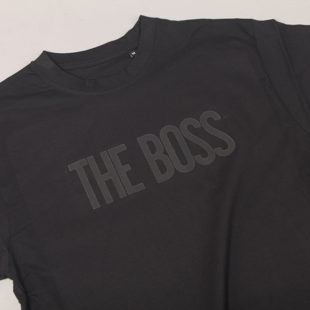 The Boss Logo T-shirt - Black / Black