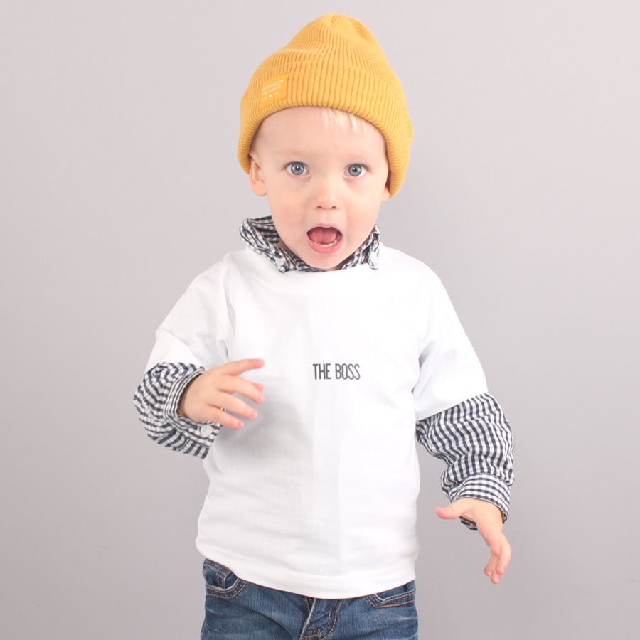 The Boss Mini Logo Youth T-shirt - White