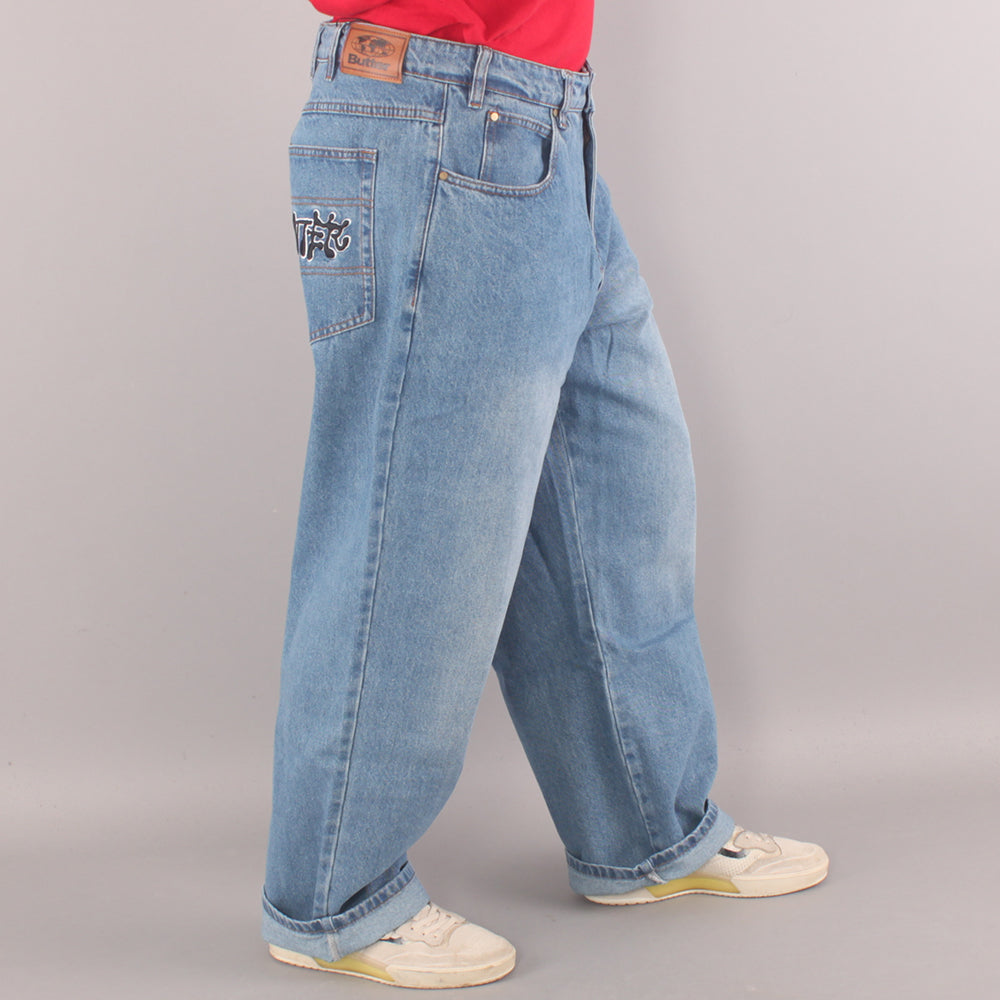 Butter Goods Ink Denim Jeans - Worn Blue