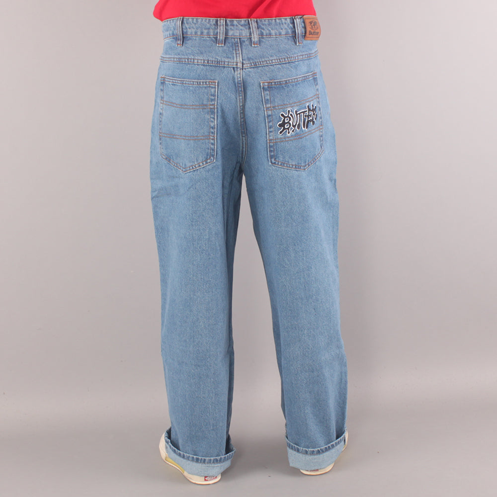 Butter Goods Ink Denim Jeans - Worn Blue