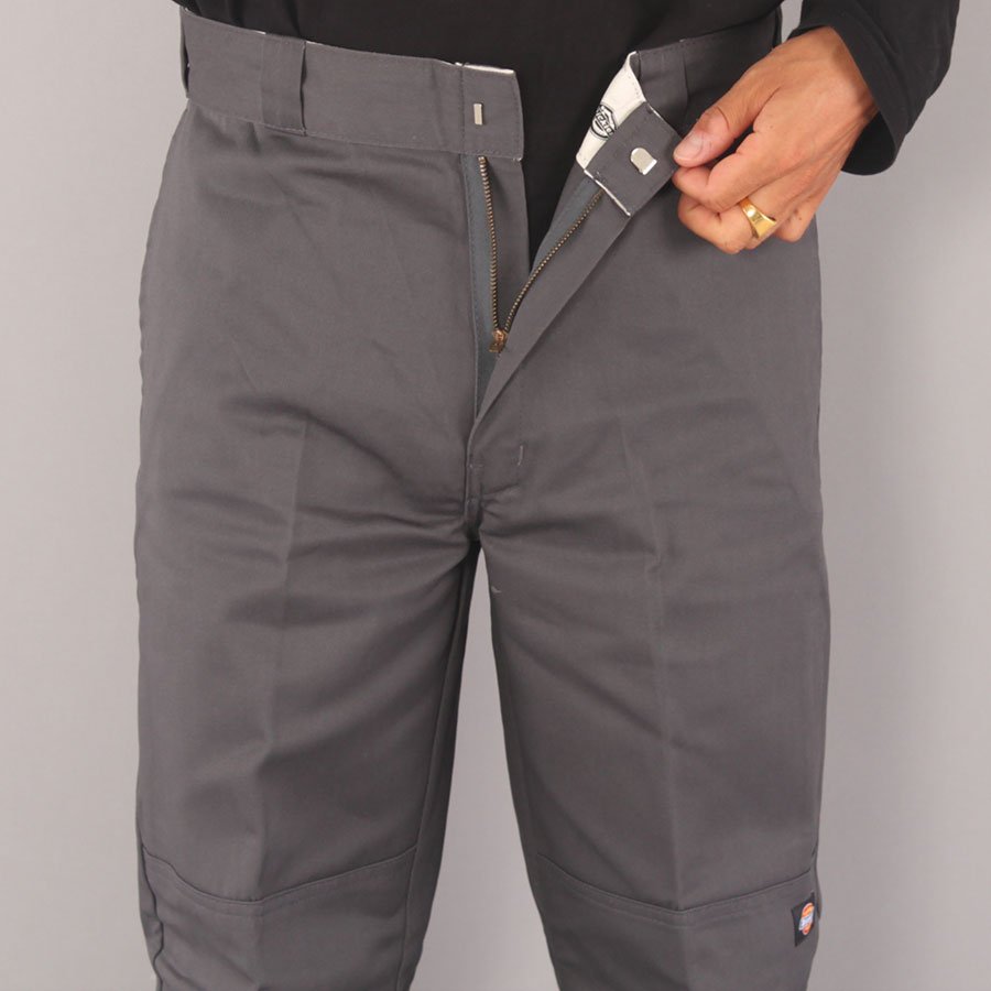 Dickies Double Knee Twill Work Pant Chino - Charcoal Grey