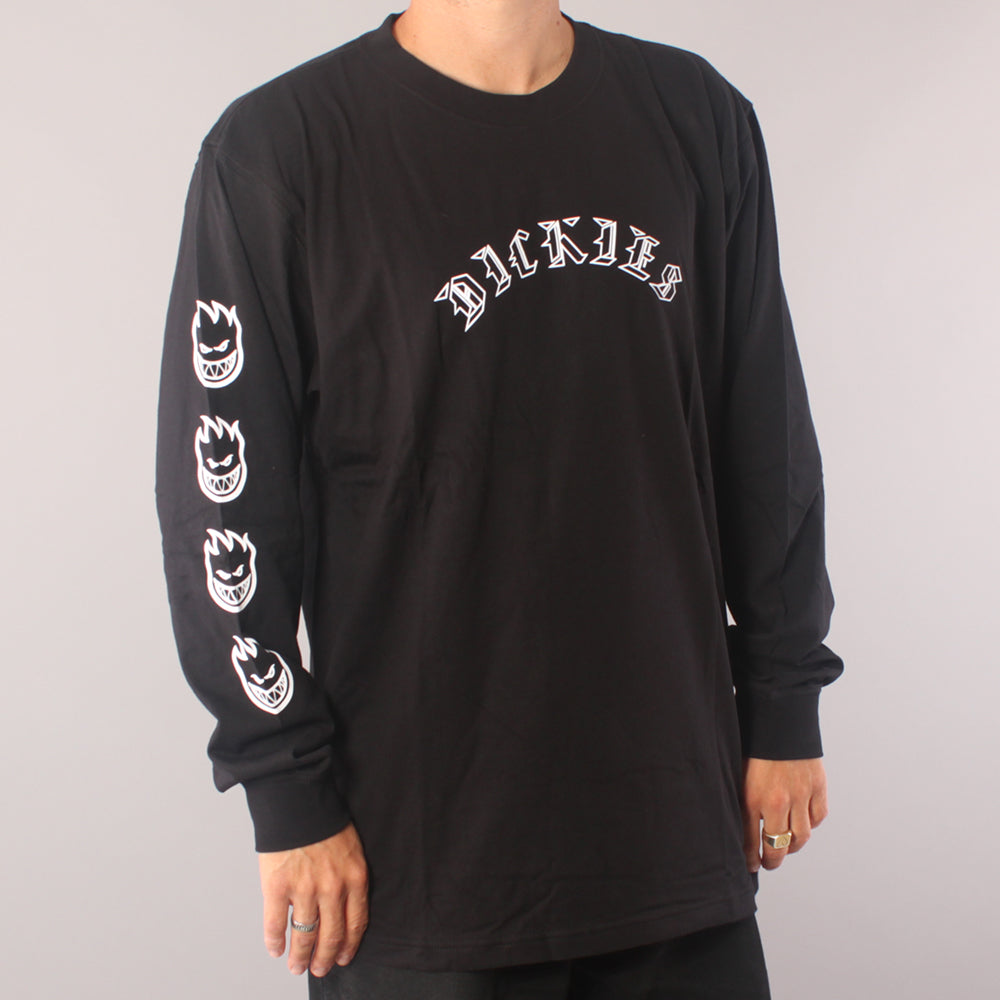 Dickies x Spitfire KIDS LS  T-shirt - Black