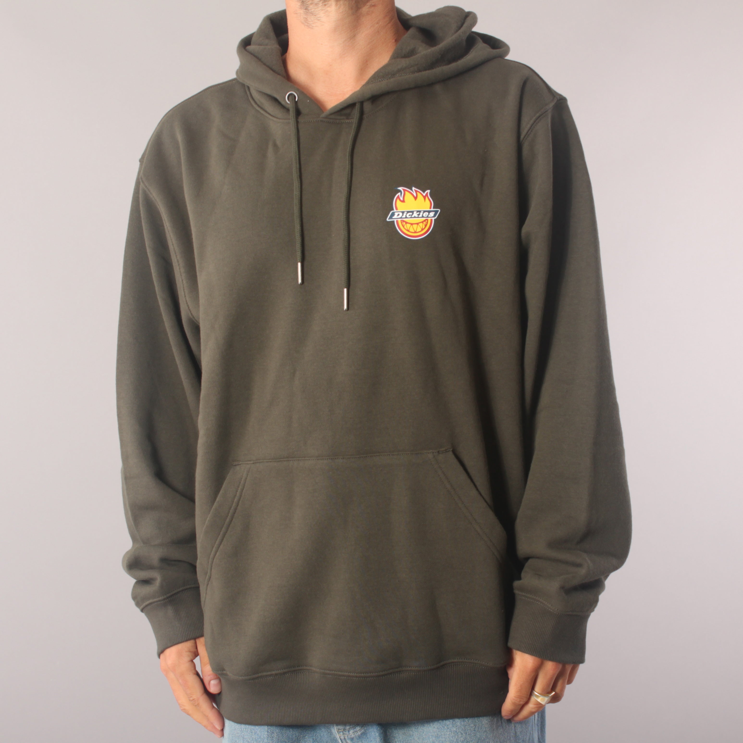 Dickies x Spitfire KIDS Hoodie - Olive Green