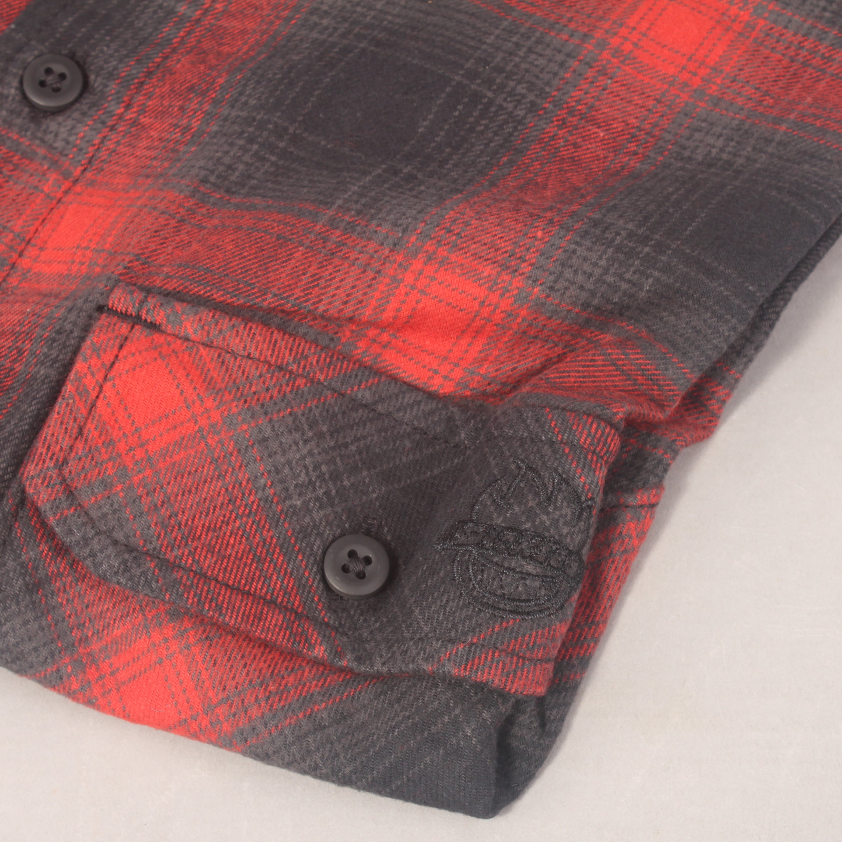 Dickies x Spitfire Flannel Skjorte - Black / Red