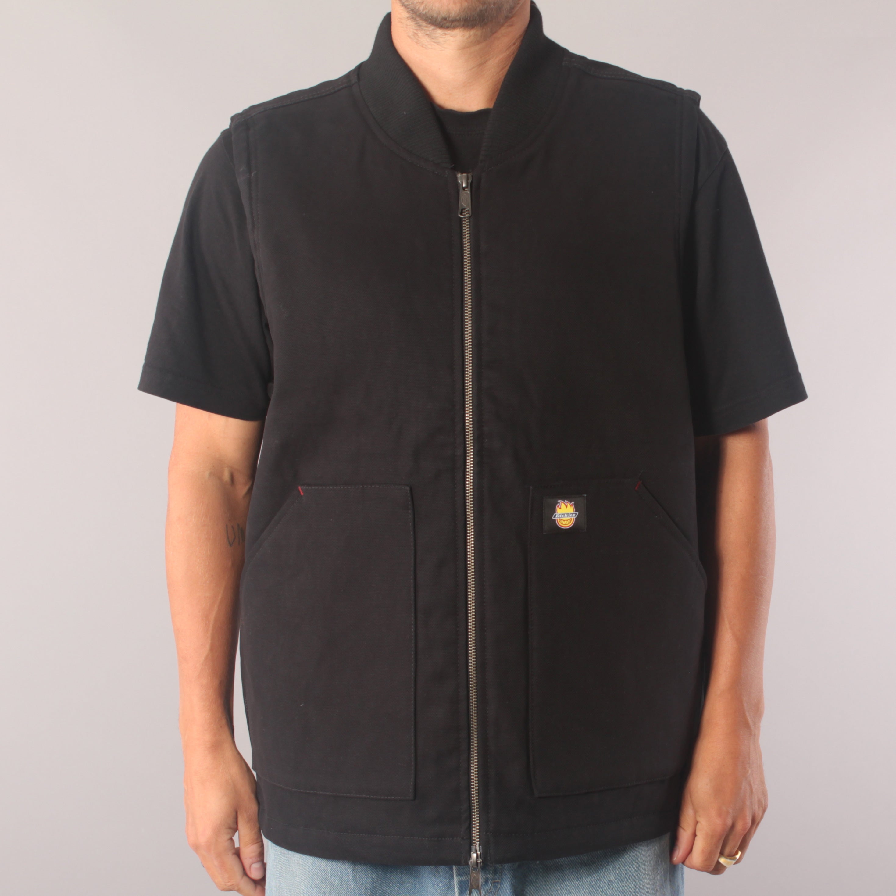 Dickies x Spitfire Vest - Black