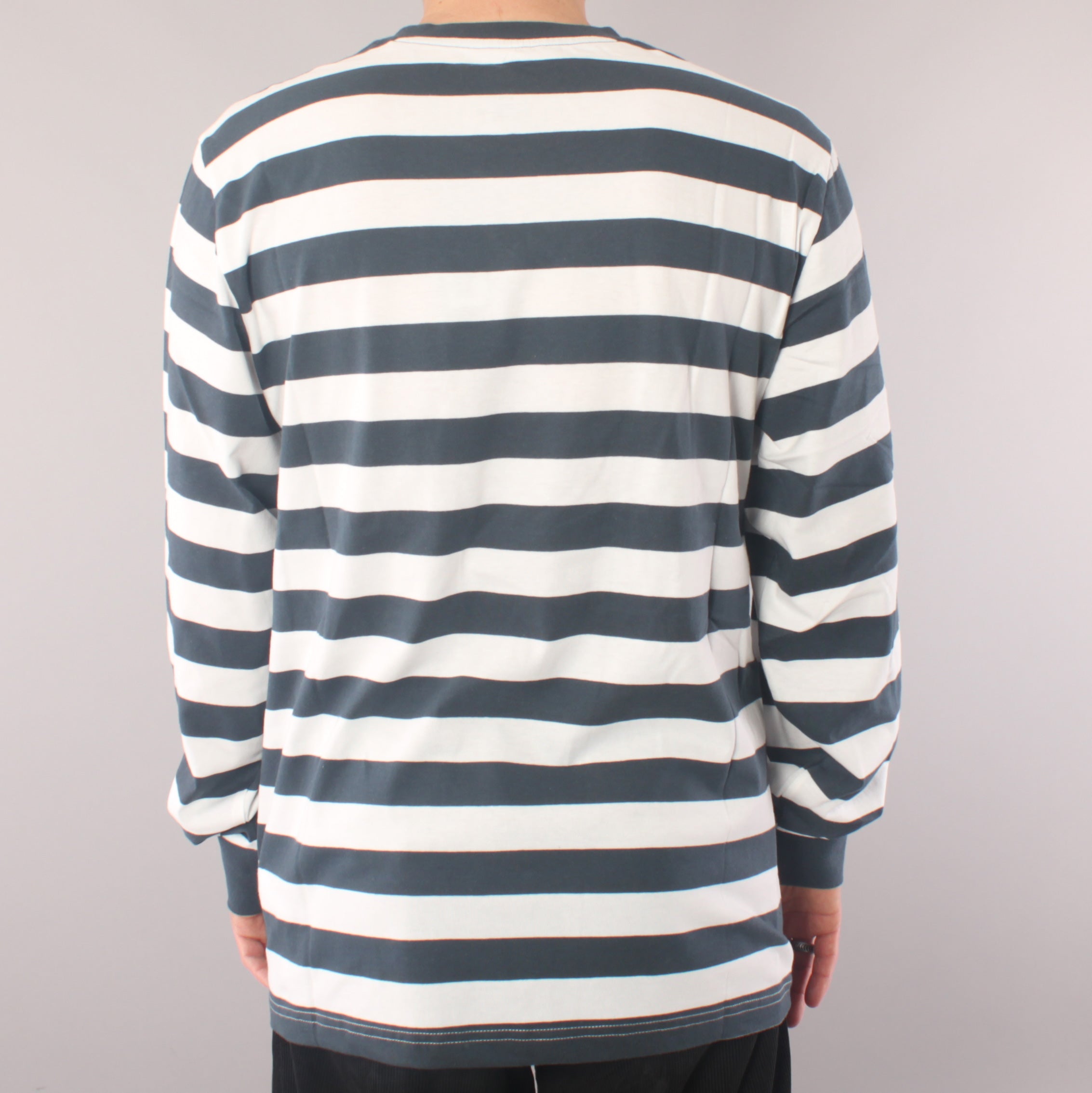 Dickies Rivergrove Stripe LS T-shirt - Air Force Blue