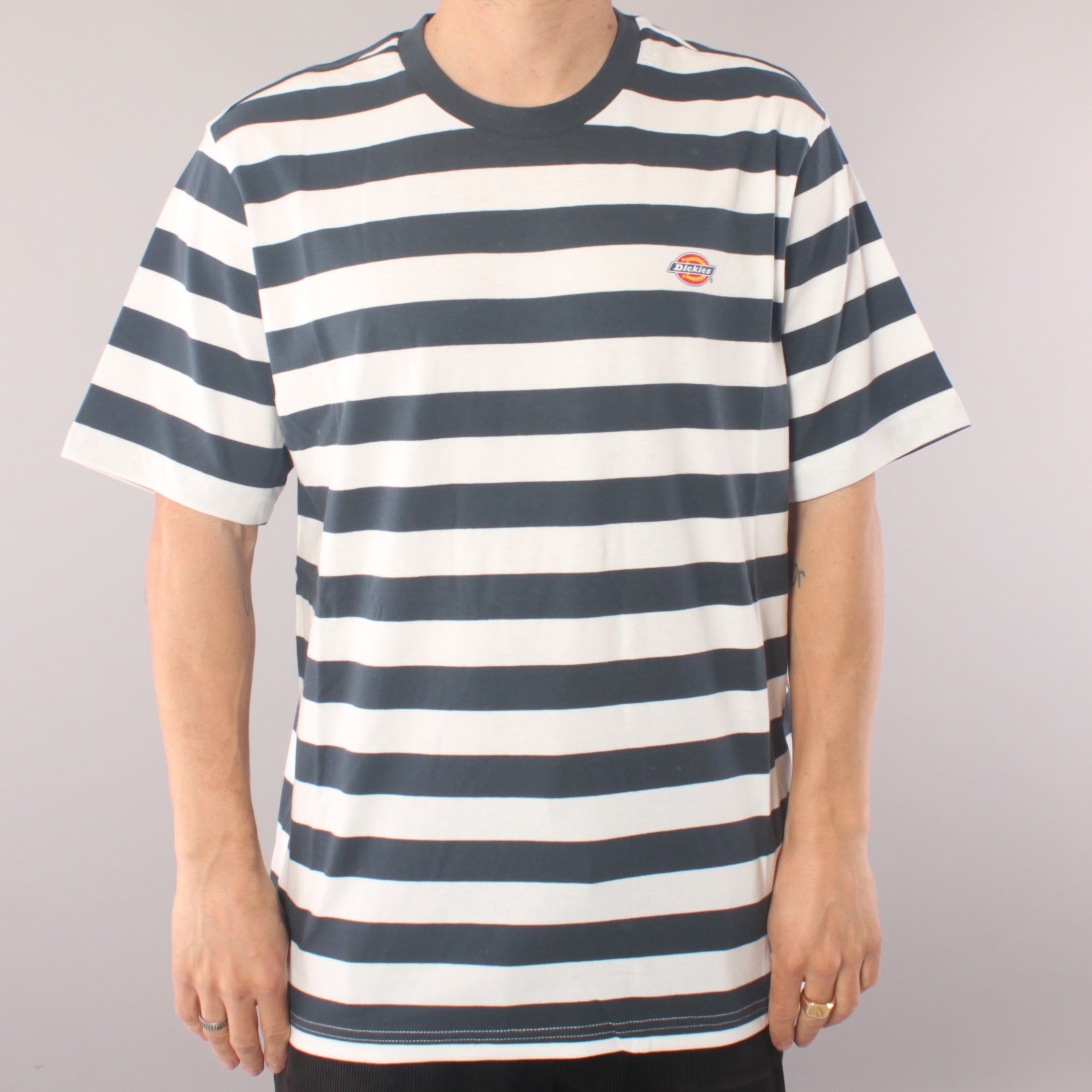 Dickies Rivergrove Stripe T-shirt - Air Force Blue