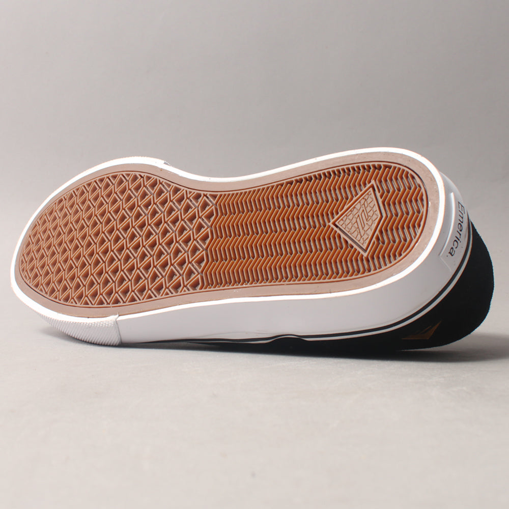 Emerica Wino G6 Slip On - Black / White / Gold
