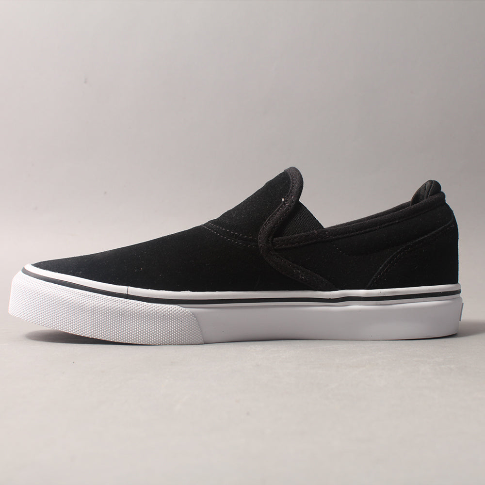 Emerica Wino G6 Slip On - Black / White / Gold