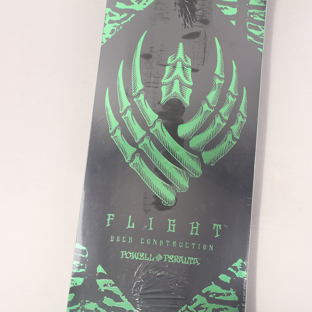 Powell Peralta Skeleton Flight Skateboard Deck Green Foil