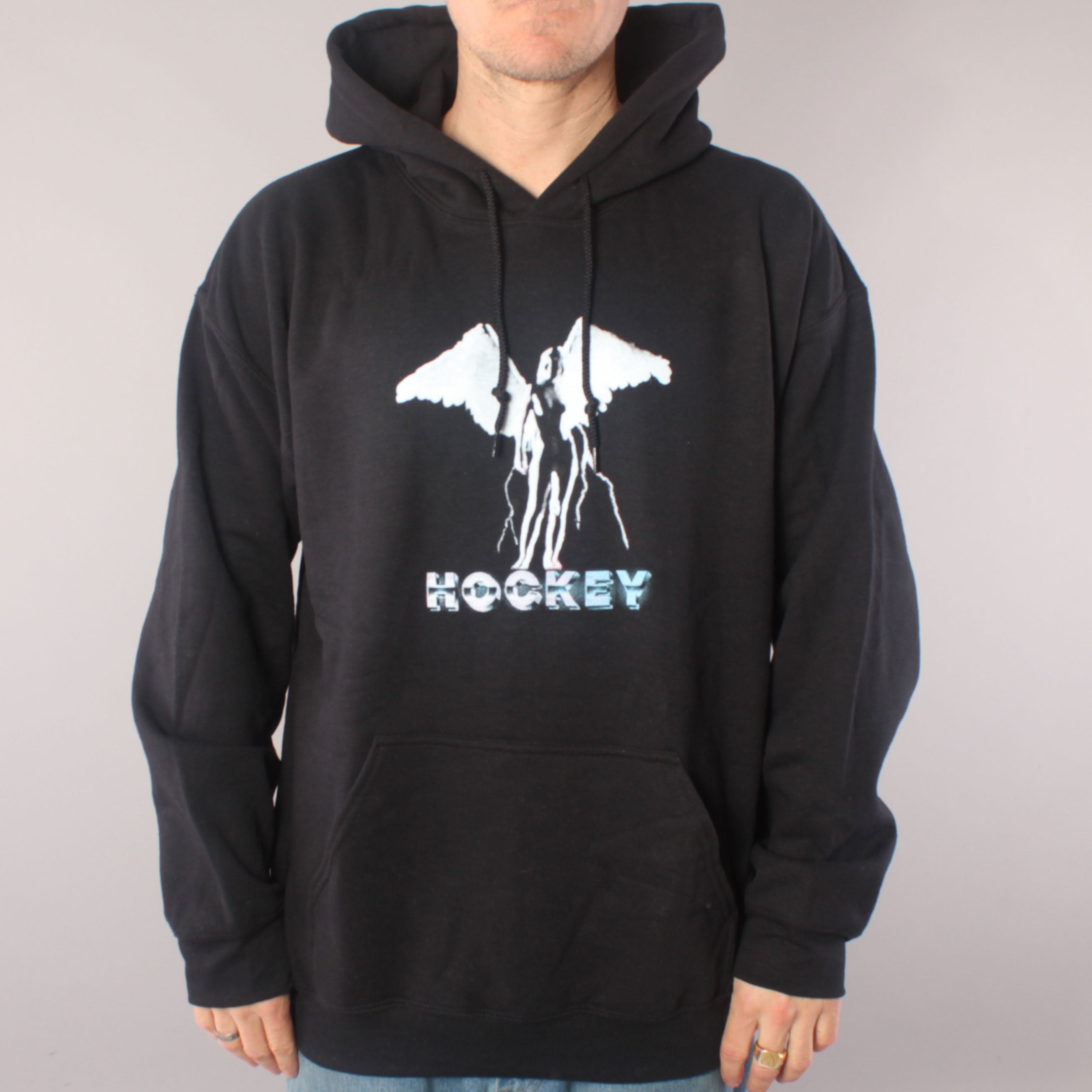 Hockey Angel Hoodie - Black