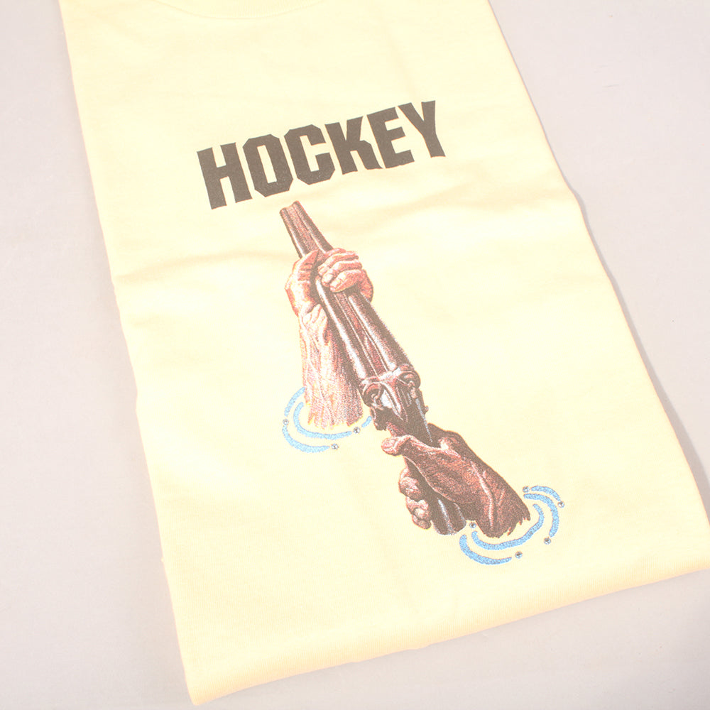 Hockey Shotgun T-shirt - Soft Gold