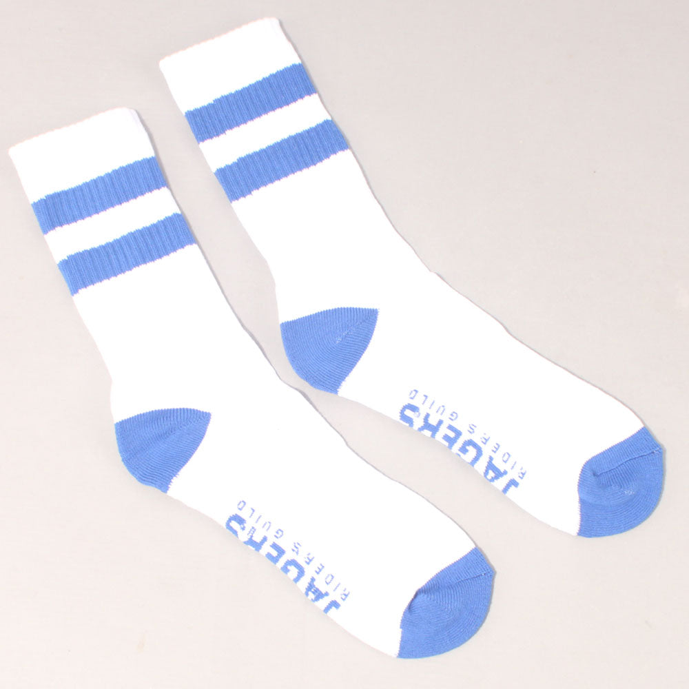 Jägers Stripe Socks - White/Blue