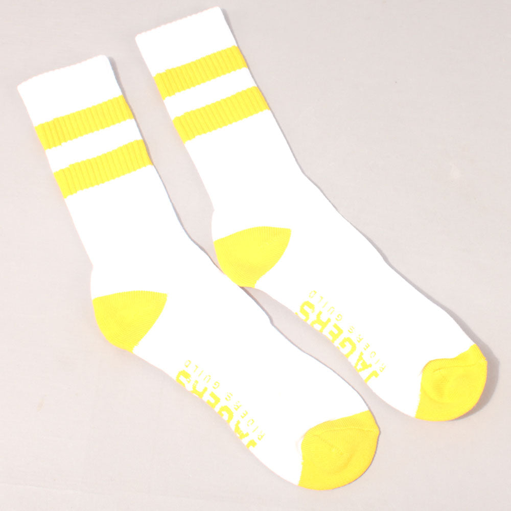 Jägers Stripe Socks - White/Yellow
