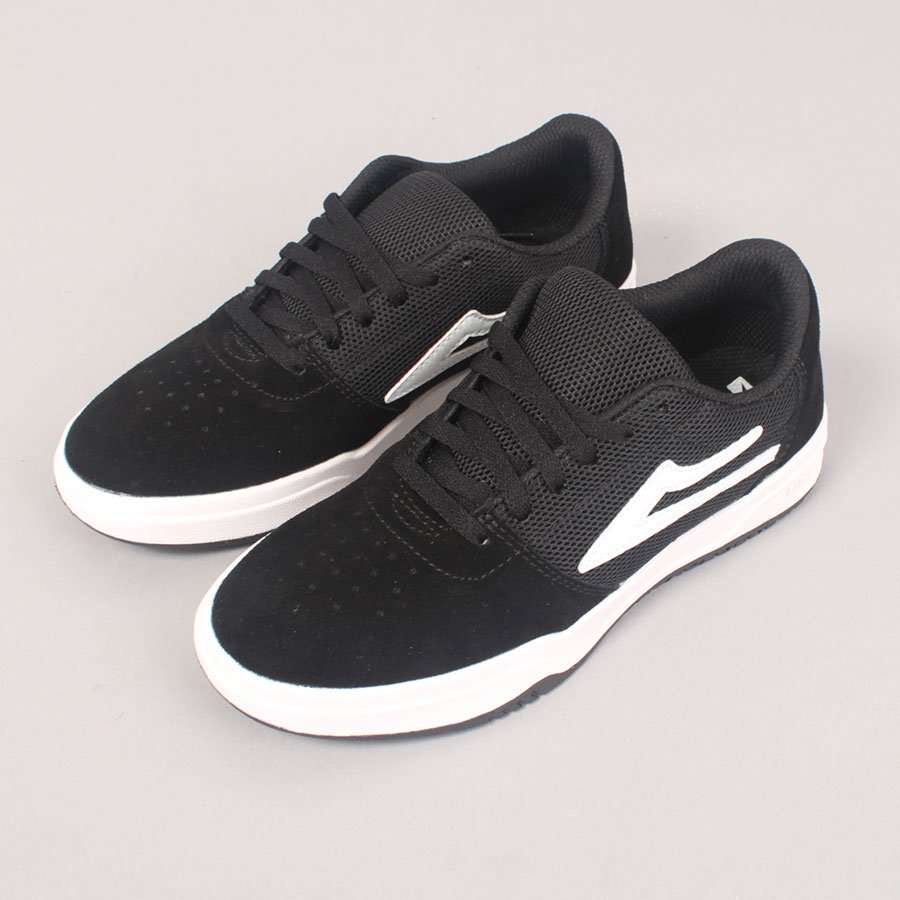 Lakai Brighton Kids - Black/White Suede