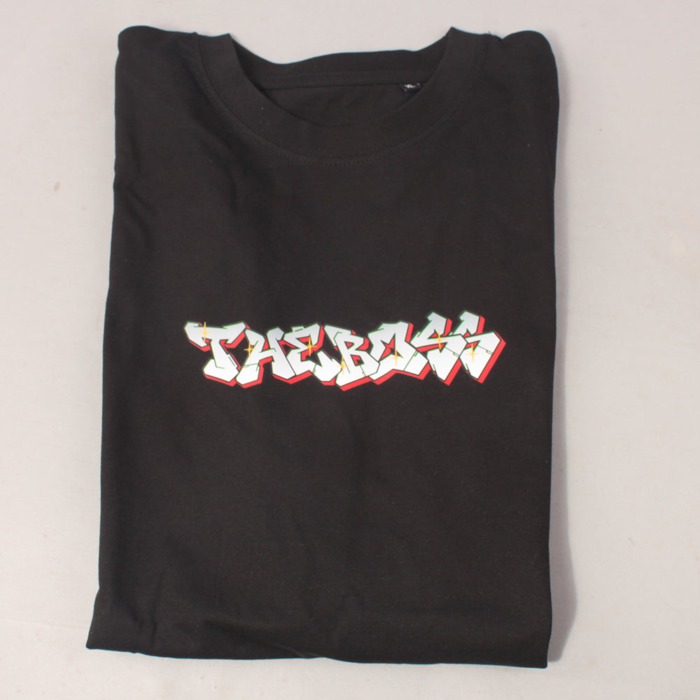 The Boss x Nicklas Beniam Letters T-shirt - Black