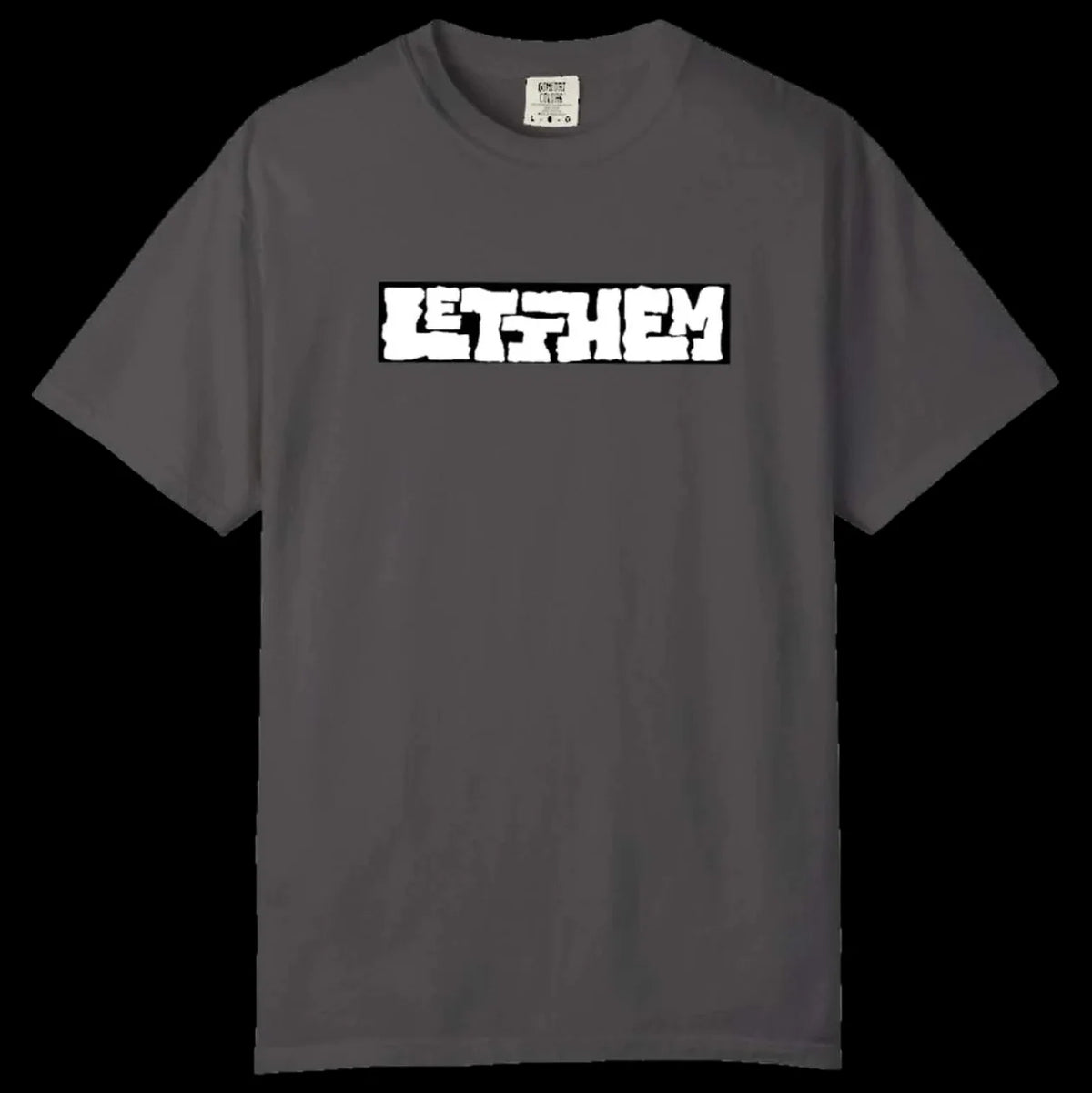 Letthem Box Logo T-shirt - Black