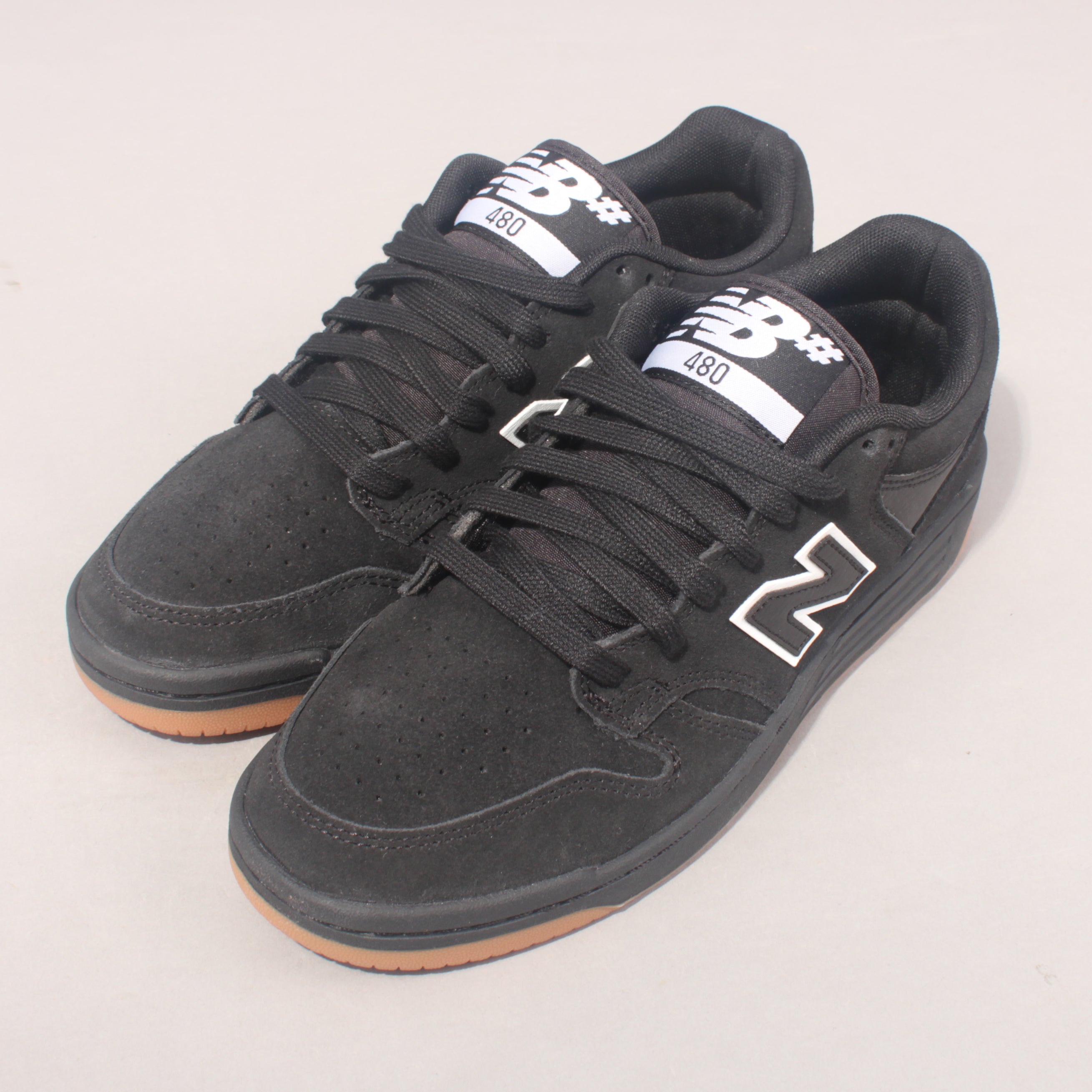 New Balance Numeric NM480  -  Black / Black / White