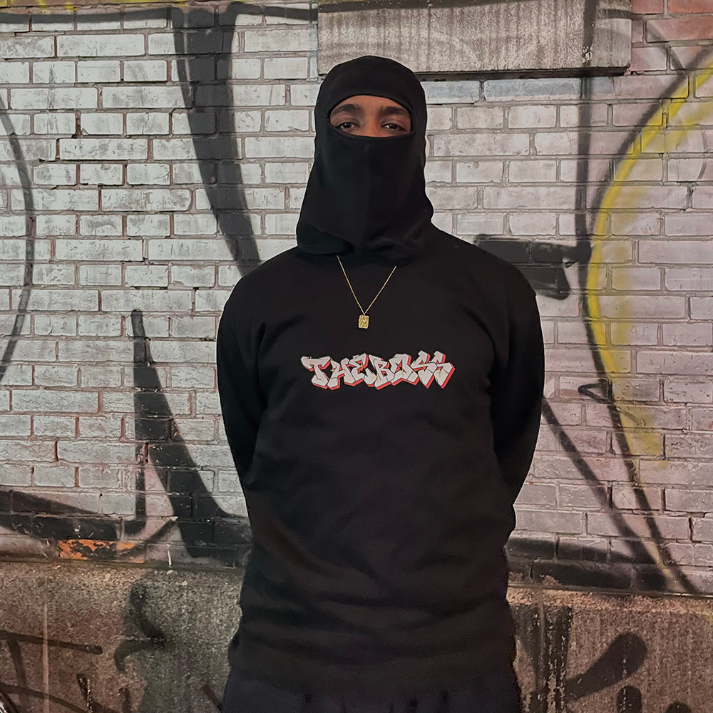 The Boss x Nicklas Beniam Letters Totebag - Black Melange
