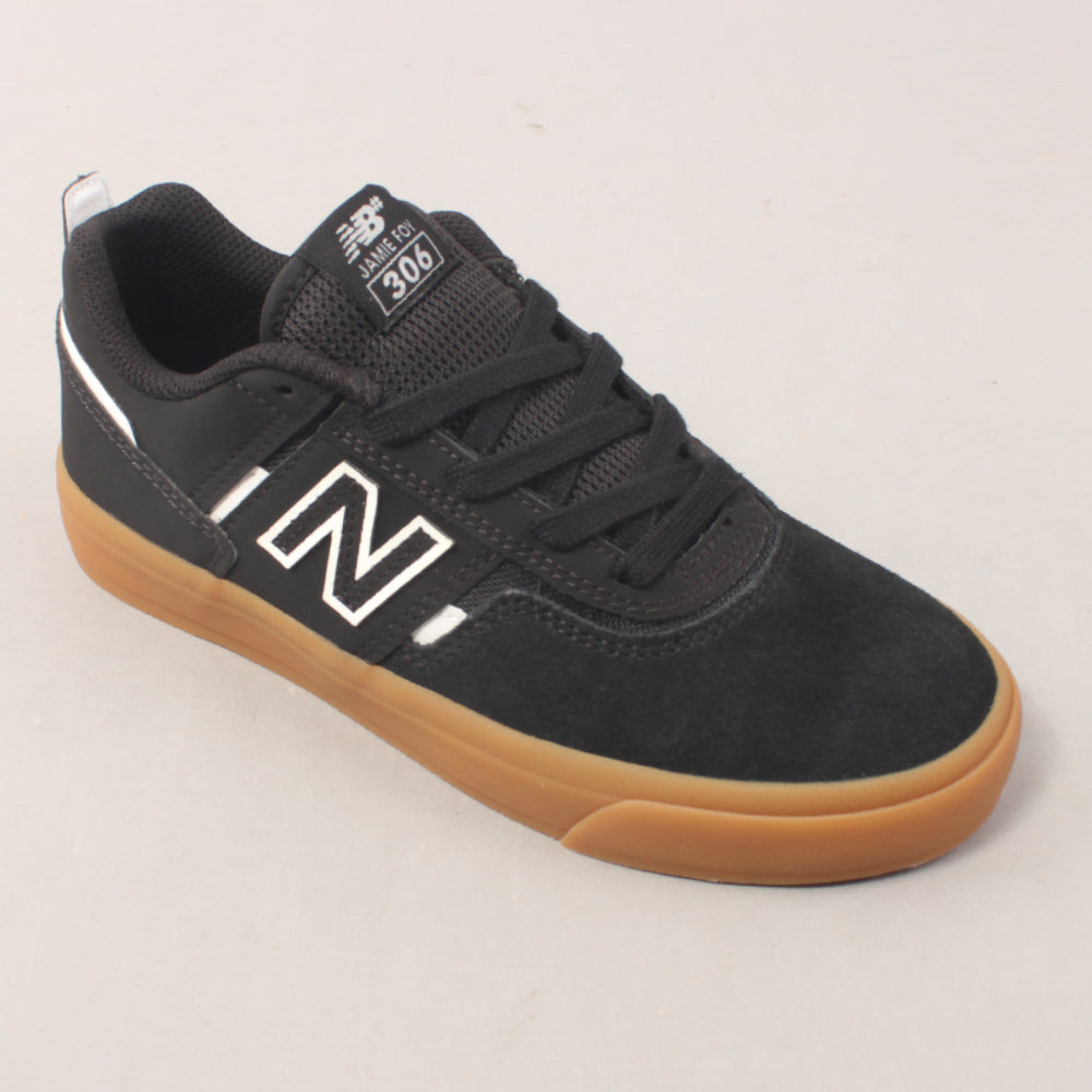 New Balance Numeric Jamie Foy NM306 Kids Vulc -  Black / Gum / White
