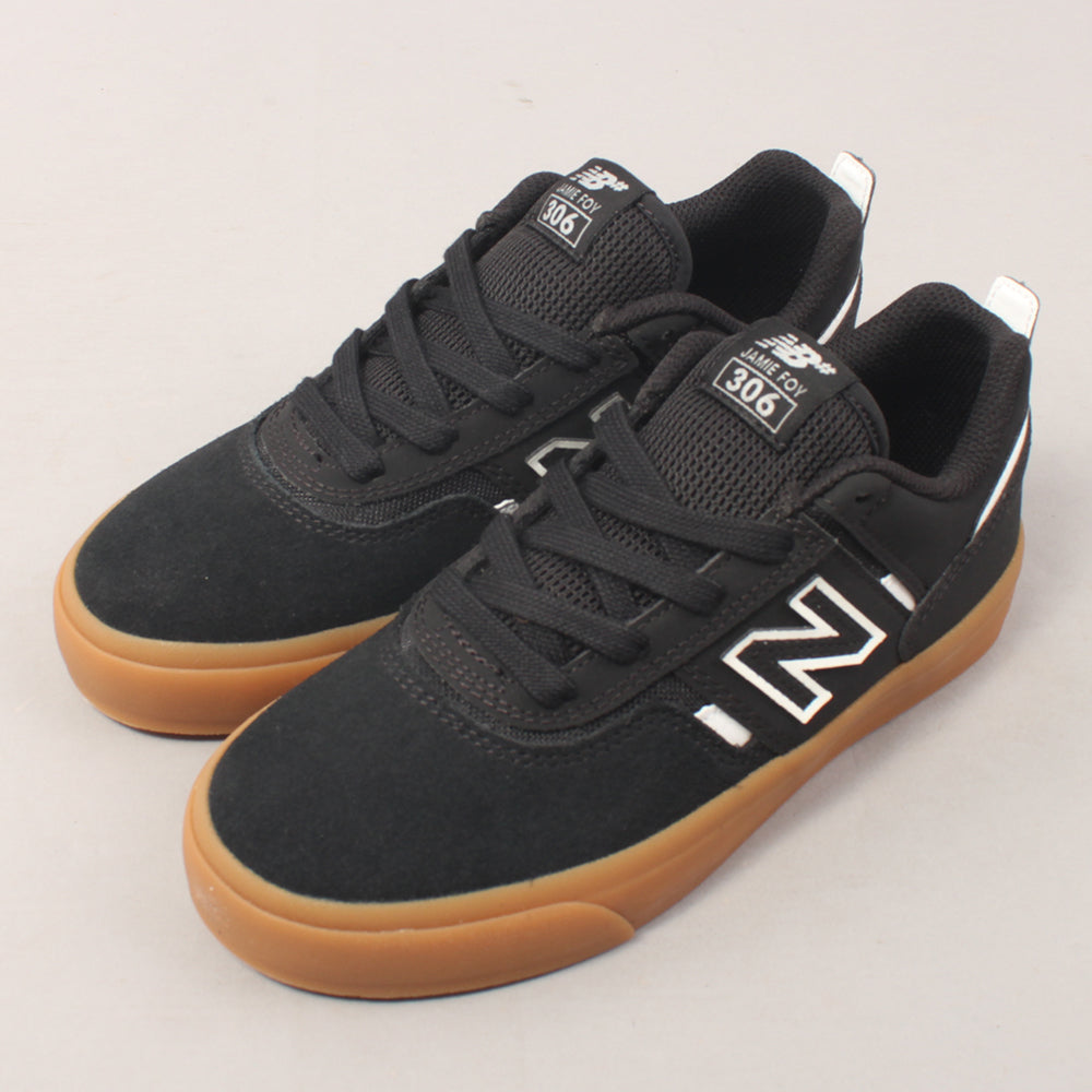 New Balance Numeric Jamie Foy NM306 Kids Vulc -  Black / Gum / White