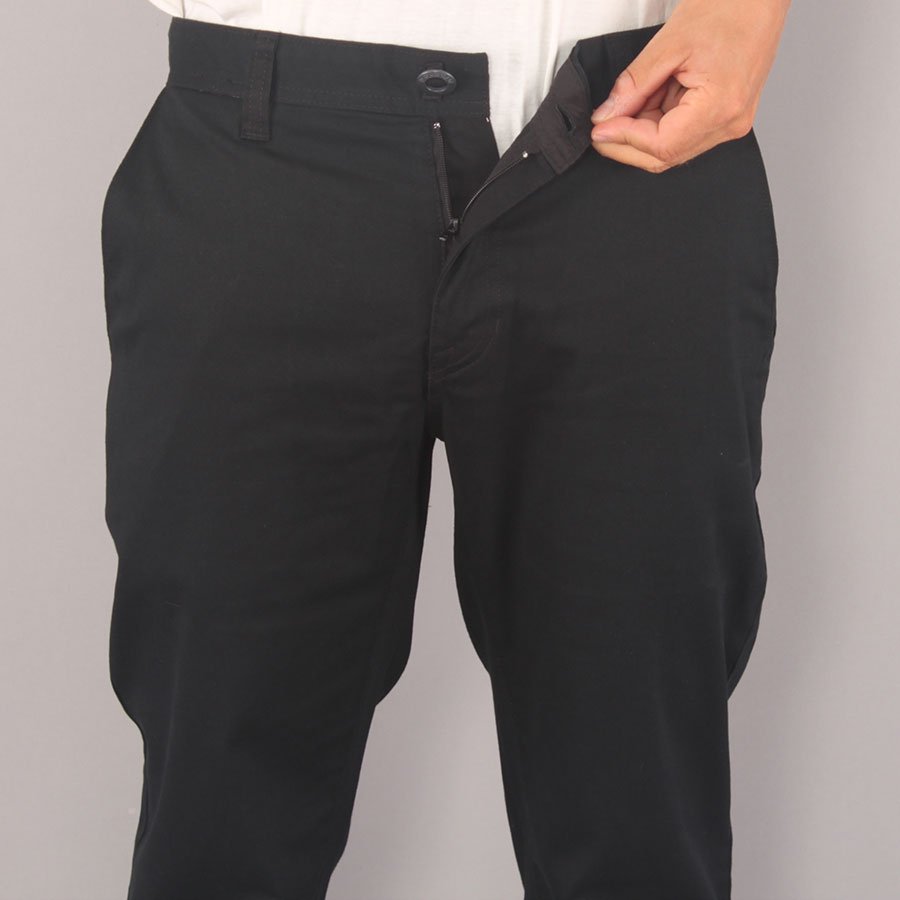 Volcom Frickin Straight Youth Chino Pants - Black