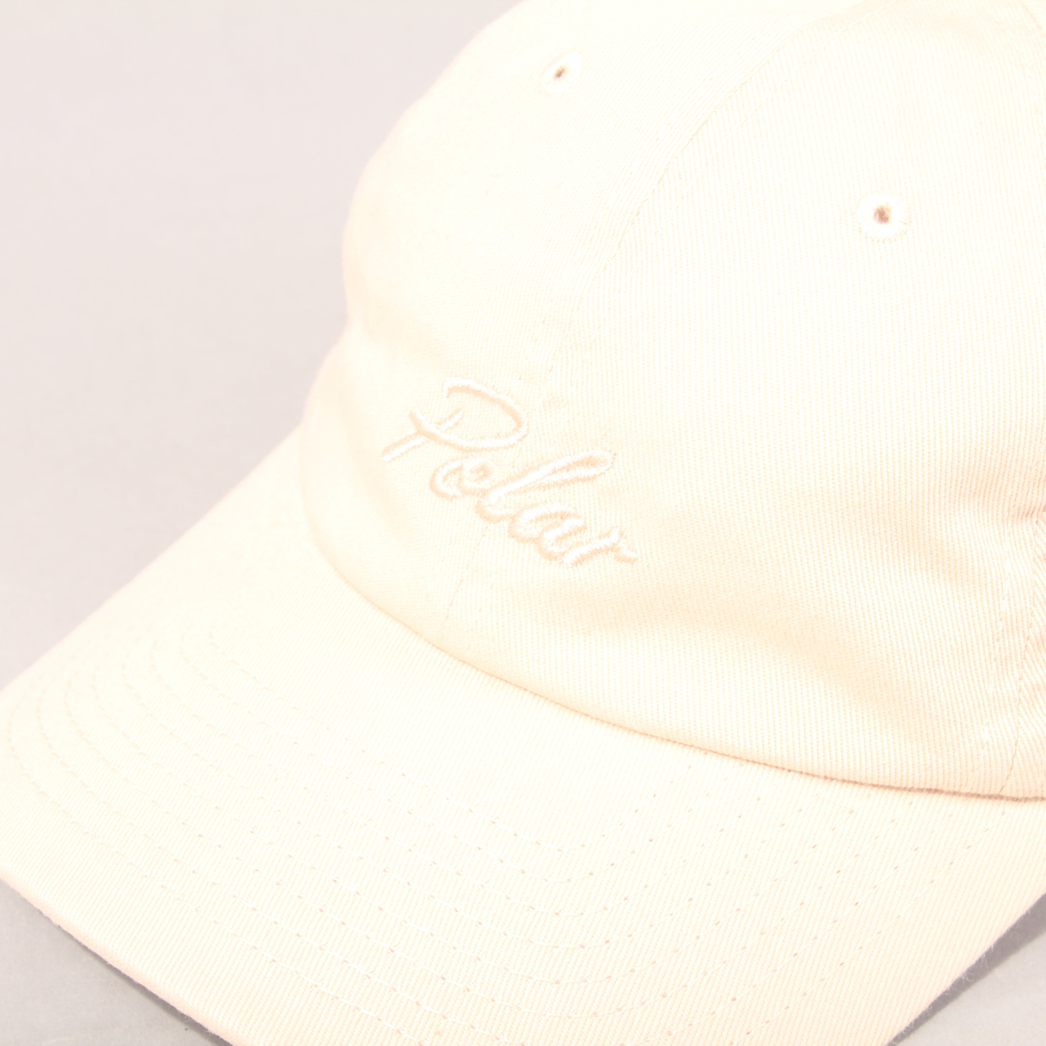 Polar Skate Co Varsity Logo Cap - Ecru