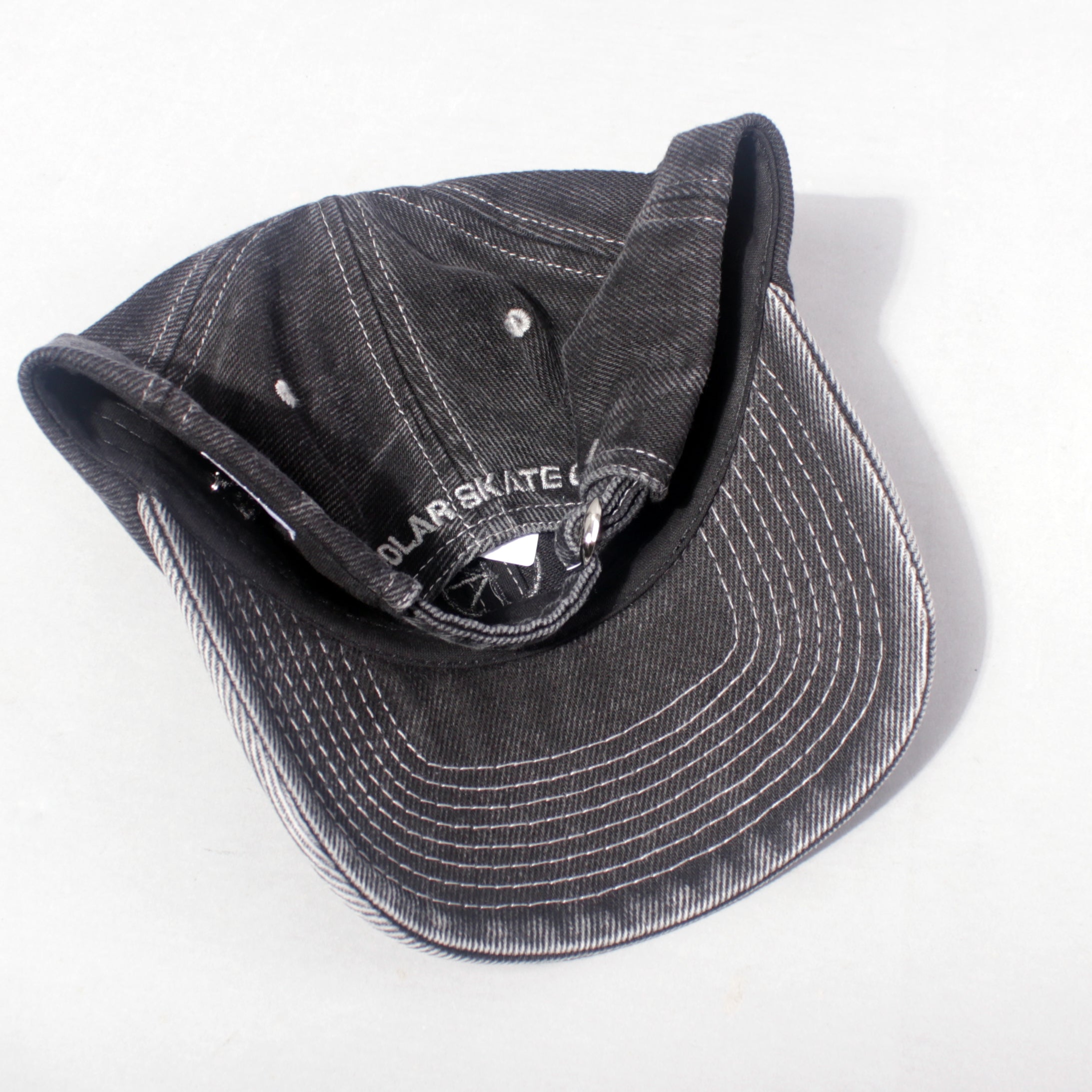 Polar Skate Co Sai Cap - Silver Black Denim