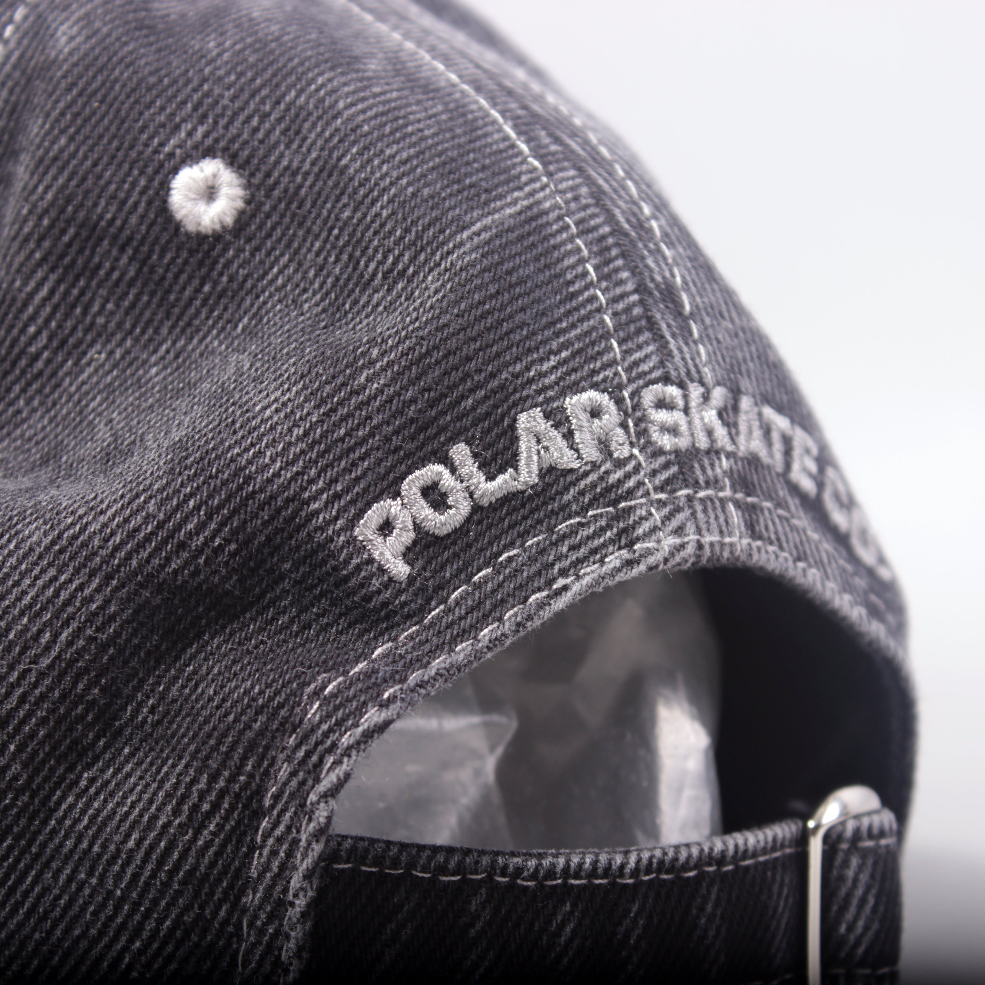 Polar Skate Co Sai Cap - Silver Black Denim