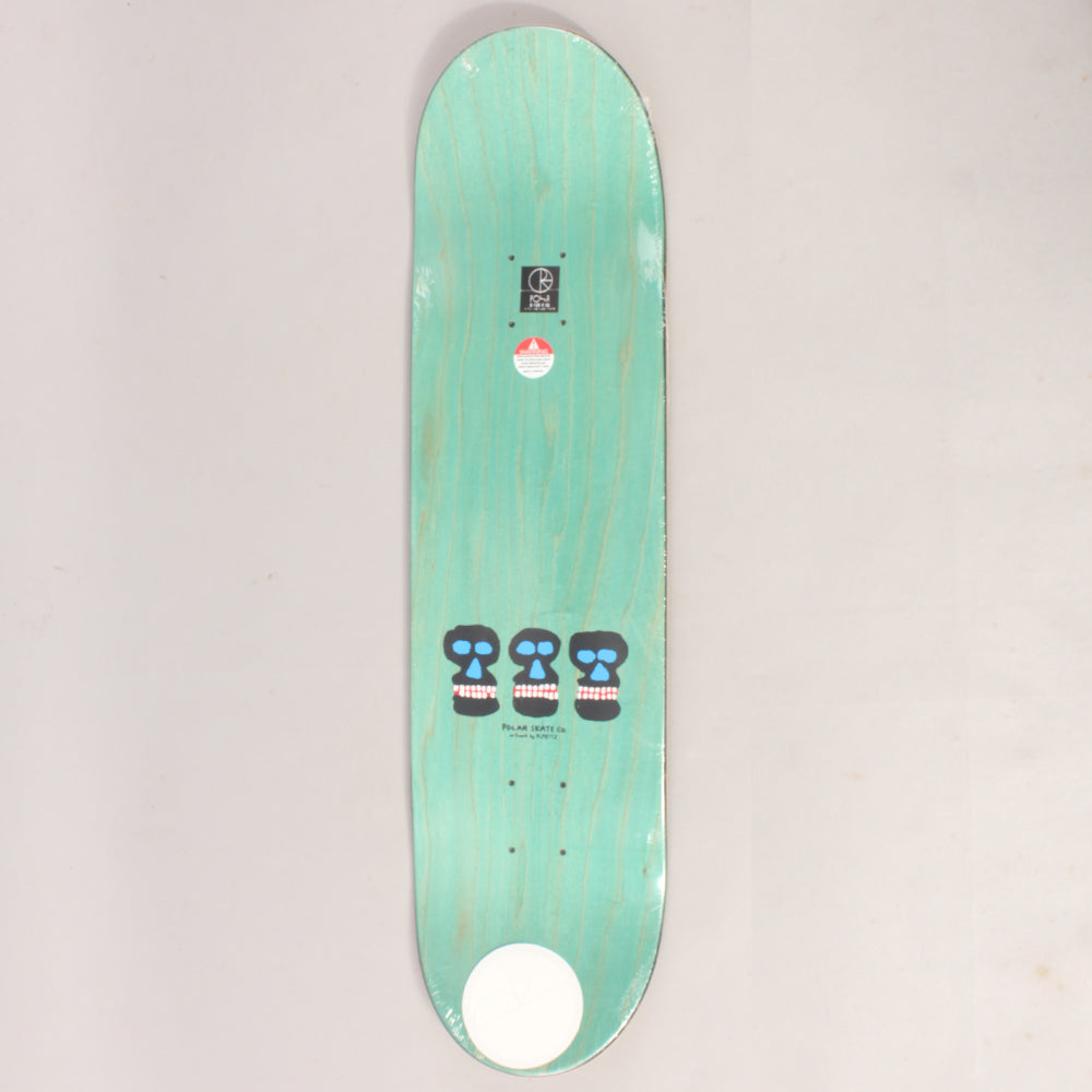 Polar Oski World Domination Yellow Skateboard Deck
