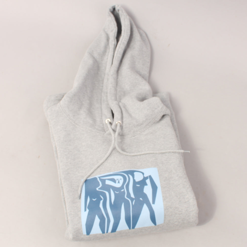 Polar Skate Co Cut Outs Dave Hoodie - Heather Greay