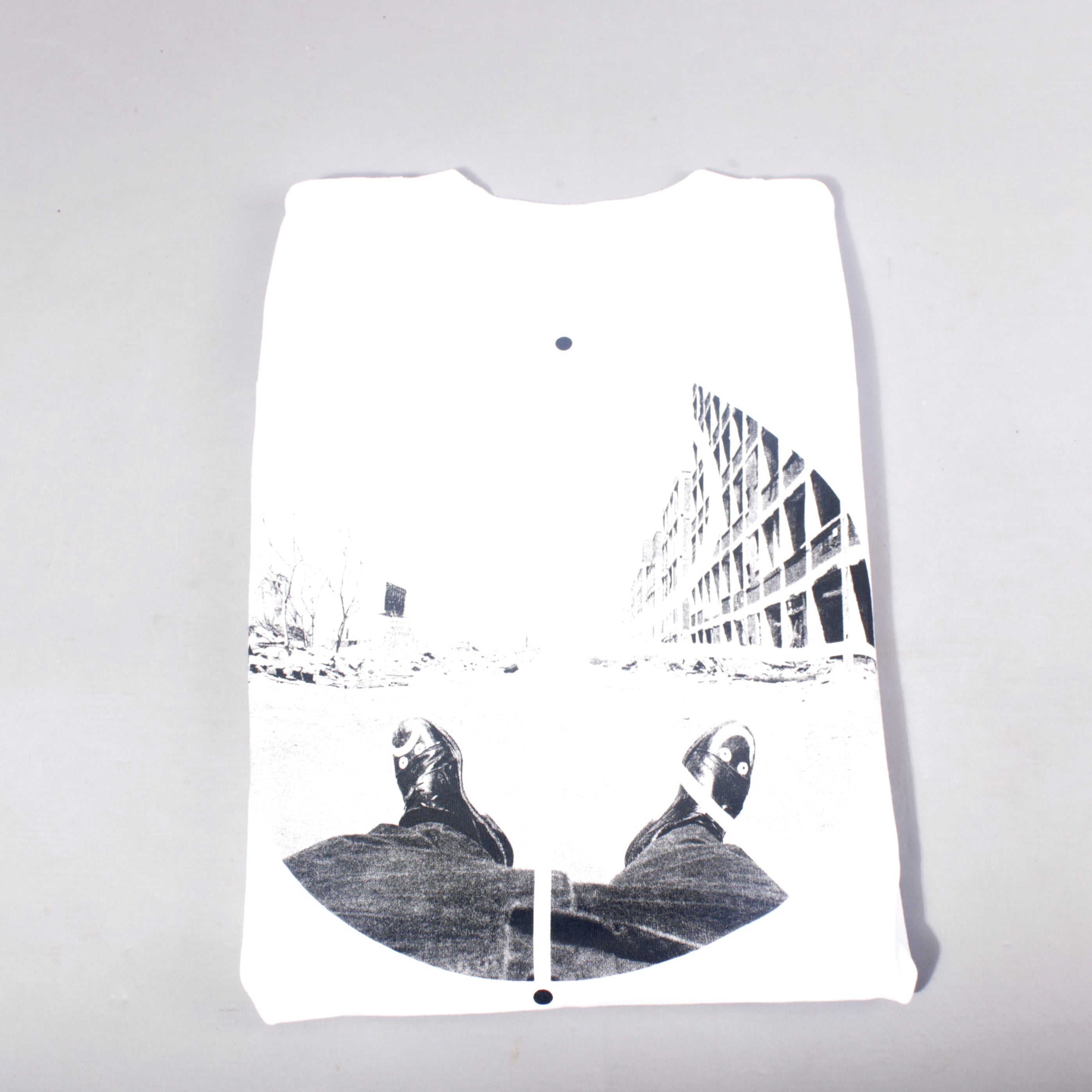 Polar Skate Co Happy Sad Fill Logo T-shirt - White