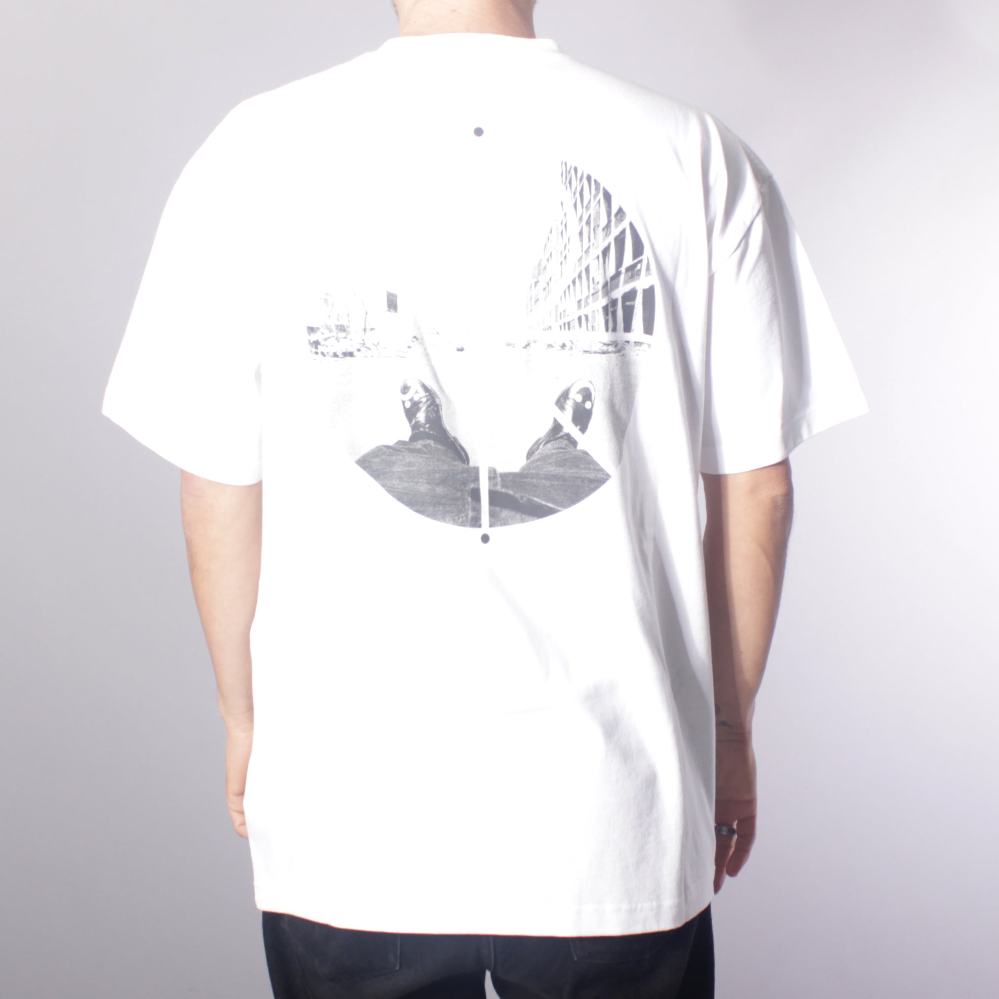 Polar Skate Co Happy Sad Fill Logo T-shirt - White