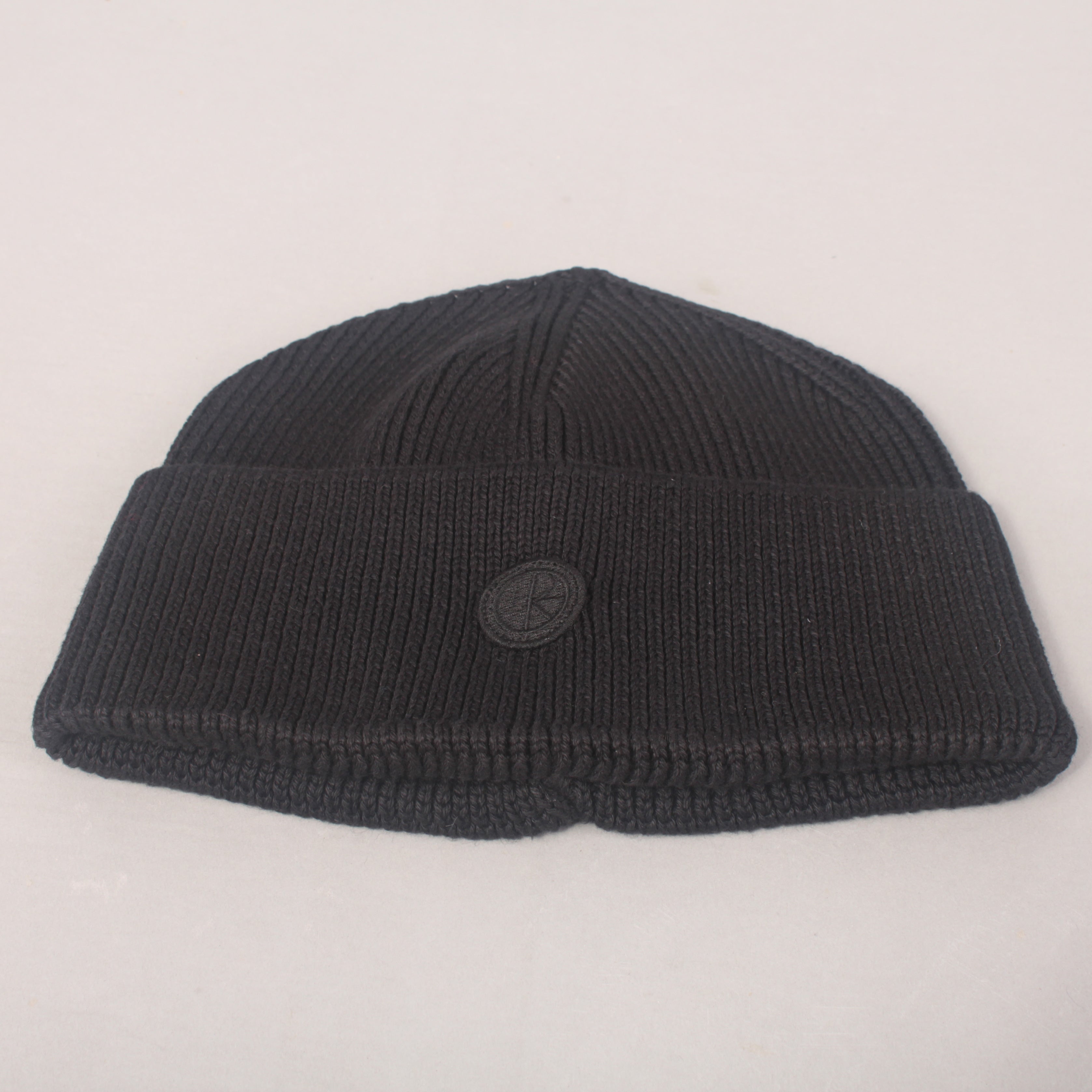 Polar Skate Co John Cotton Beanie  - Black / Black