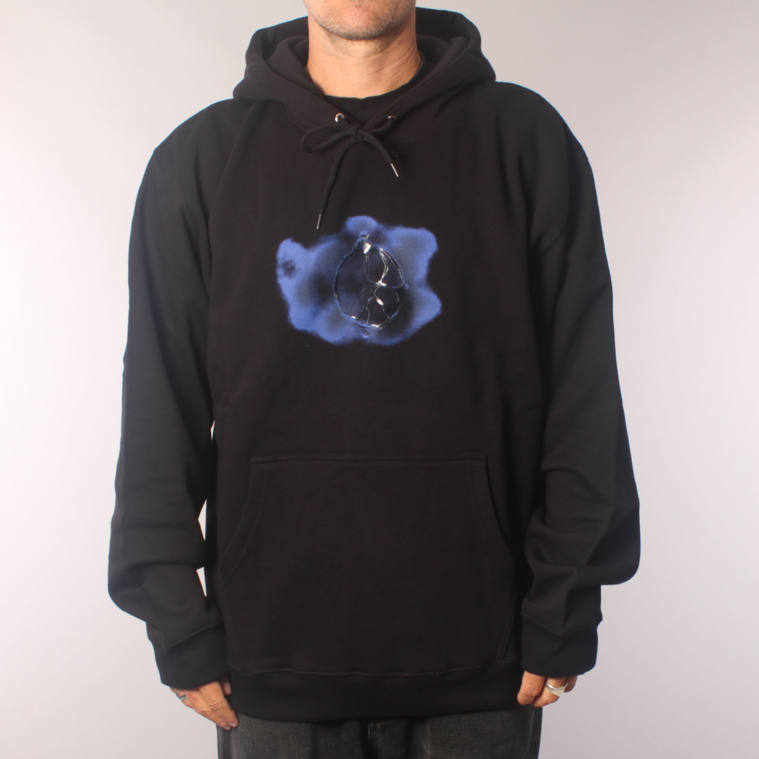 Polar Skate Co Metal Logo Dave Hoodie - Black