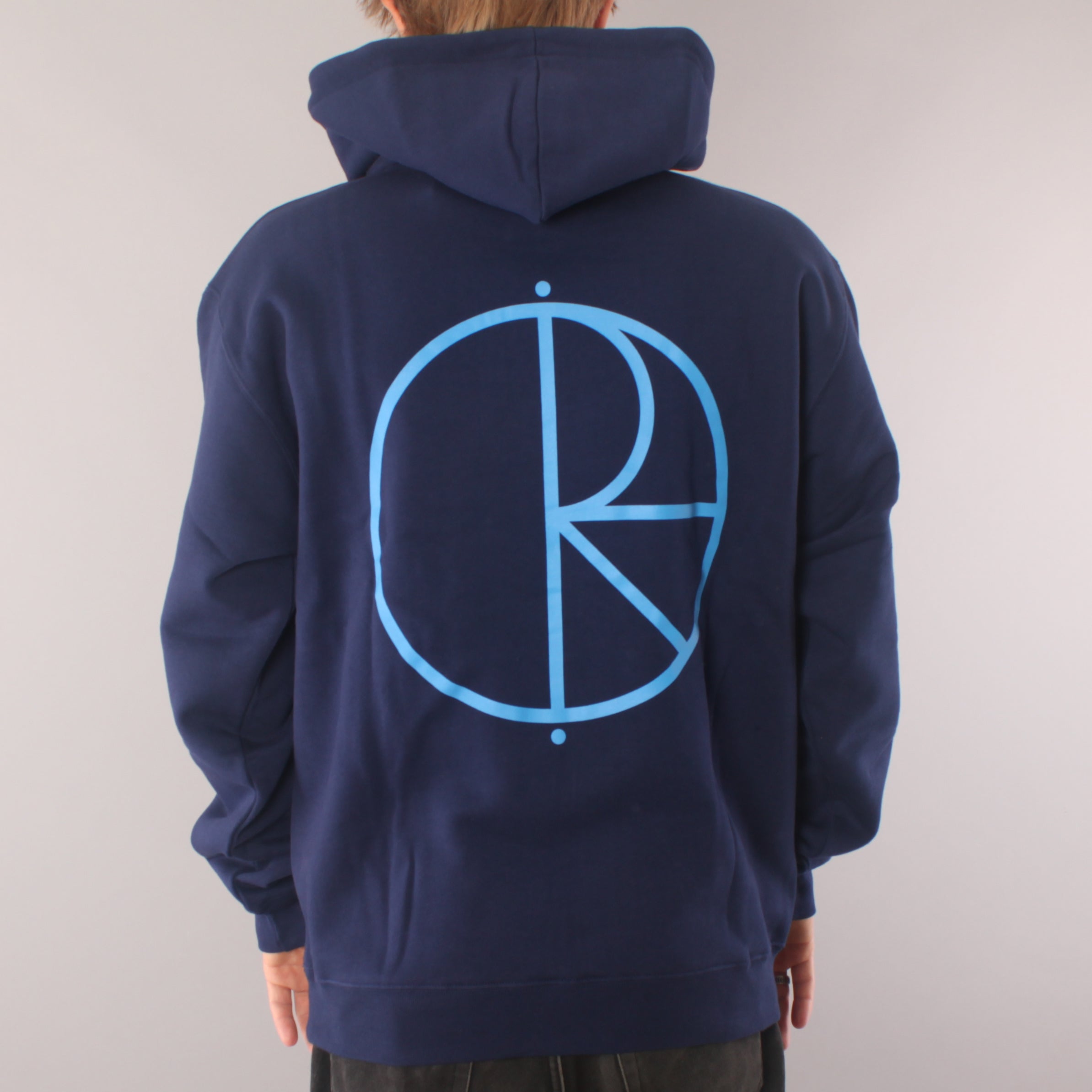 Polar Skate Co Stroke Logo Hoodie - Dark Blue