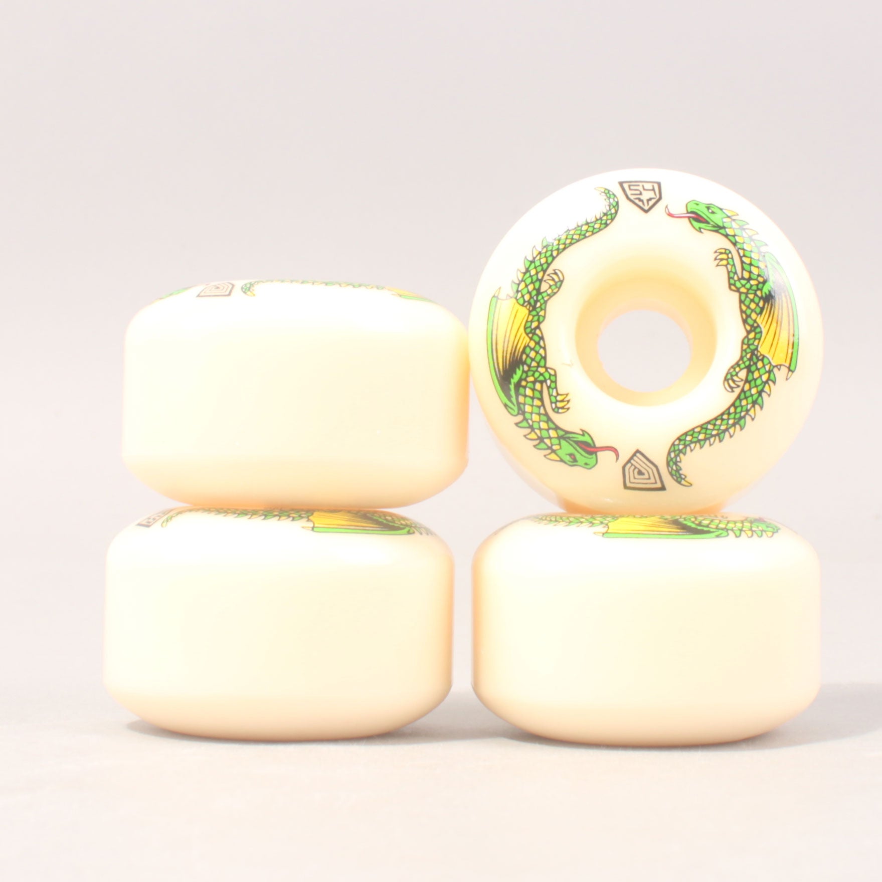 Powell Perelta Dragon Formula White Wheels 93A