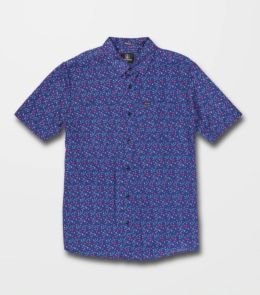 Volcom Rickshaw Woven SS - Blue Print